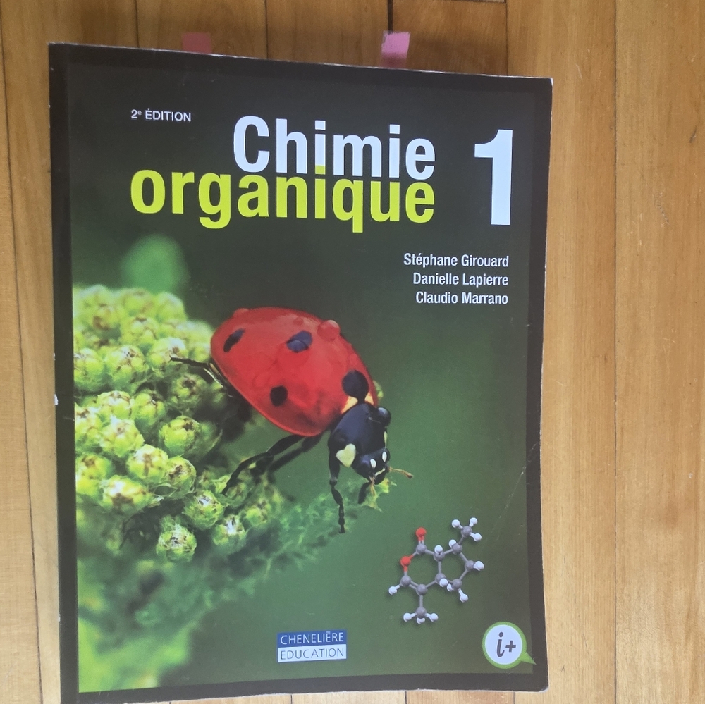 Chimie Organique 1 Textbook